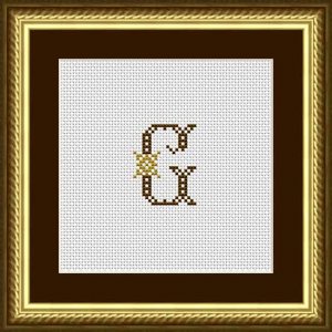 Letter G ”Limoges“